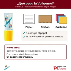 Voligoma 30 ml - Adhesivo Sintético Transparente - Unidad