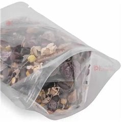 Doypack Bolsas transparentes 20x30 cm con cierre zipper x50u