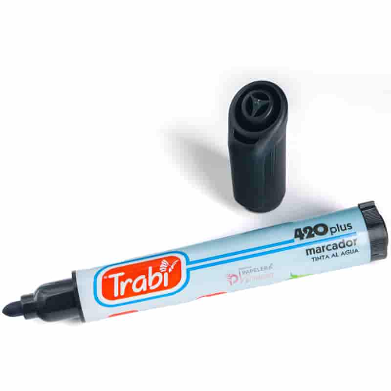 Marcador Trabi 420 PLUS grueso punta redonda al agua Marcador Trabi 420 PLUS grueso punta redonda al agua