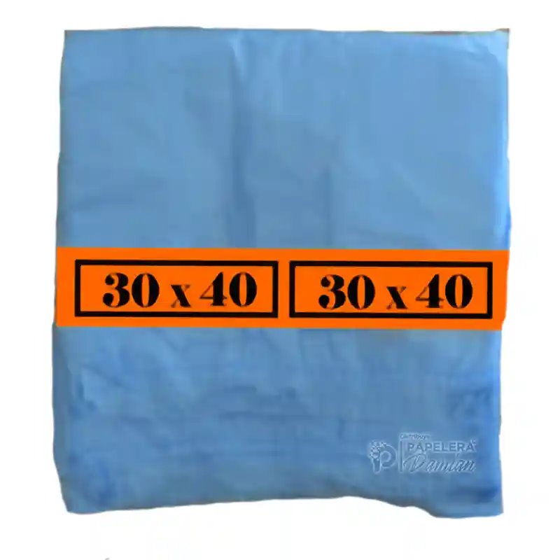 Bolsas Camiseta 30x40 color azul Polyfilm Bolsas Camiseta 30x40 color azul Polyfilm