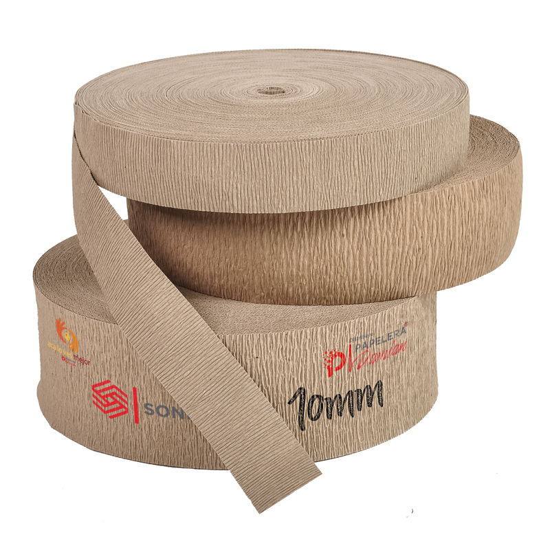 Papel Crepe kraft 1ra 10 cm rollo Papel Crepe kraft 1ra 10 cm rollo