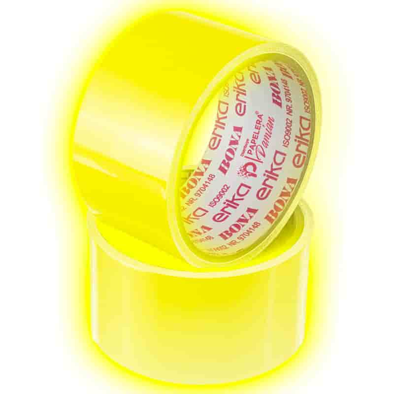 Cinta reflectiva adhesiva amarilla Erika 48 mm 3 metros Cinta reflectiva adhesiva amarilla Erika 48 mm 3 metros
