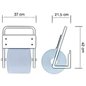 Dispenser de papel toalla de pared industrial con corte Dispenser de papel toalla de pared industrial con corte