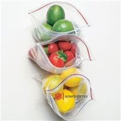 Bolsas Zipper tipo Ziploc cierre hermetico 25x35 paquete 100u SonFuertes