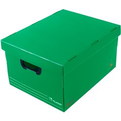 Caja plástica con tapa grande Plana 804 45,5x35,5x25,5 cm - Pack x10