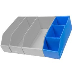 Organizador estanteria multiuso plastica Nº4 Pack 10u gaveta