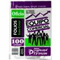 Folios Oficio transparentes Luma polipropileno 100 folios  extra cristal 11 perforaciones