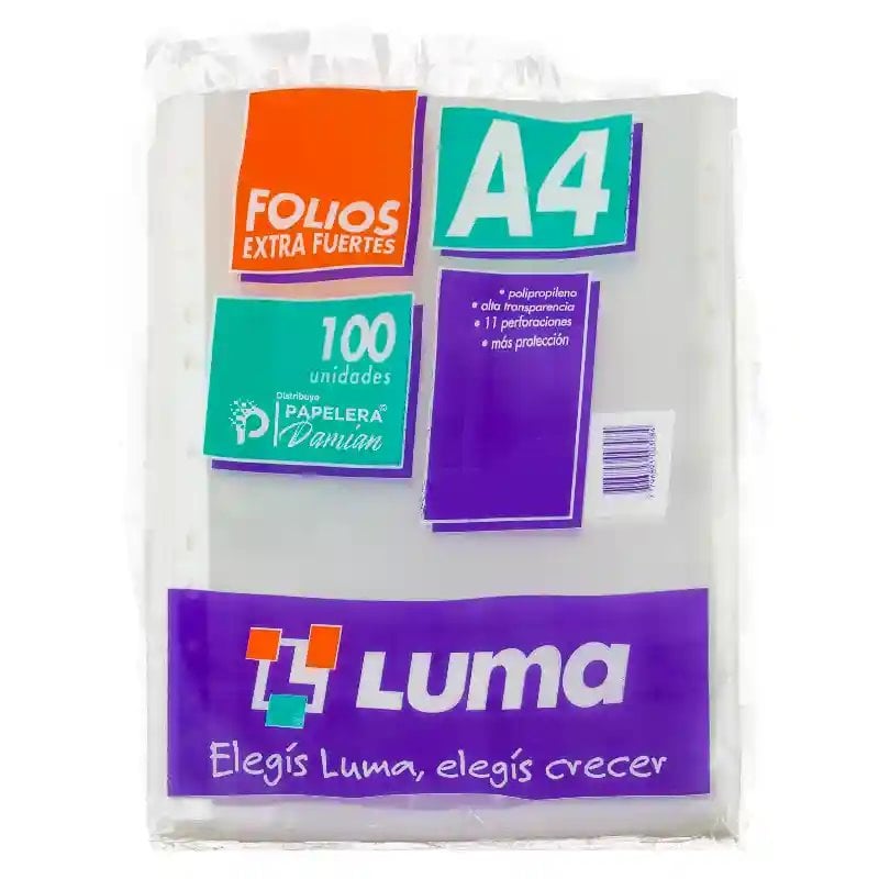 Folios A4 EXTRA FUERTES transparentes polipropileno blisterx100 folios Folios A4 EXTRA FUERTES transparentes polipropileno blisterx100 folios