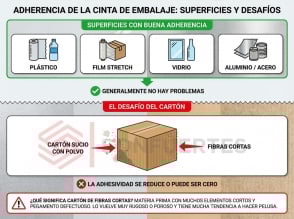 Cinta de embalaje todo lo que quieres saber sobre el adhesivo.