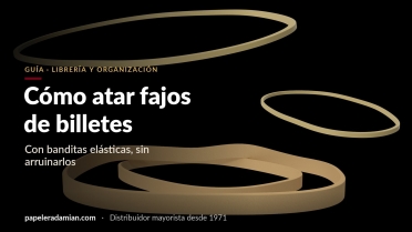 Cómo atar fajos de billetes sin arruinarlos